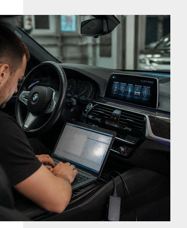 Русификация мультимедиа BMW для авто под ключ в Коркине