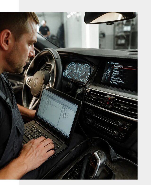 Русификация приборной панели BMW для авто в Коркине от компании