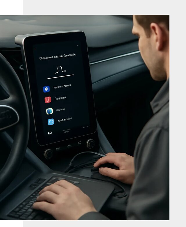 Установка приложений Lynk Co на автомобиль в Коркине